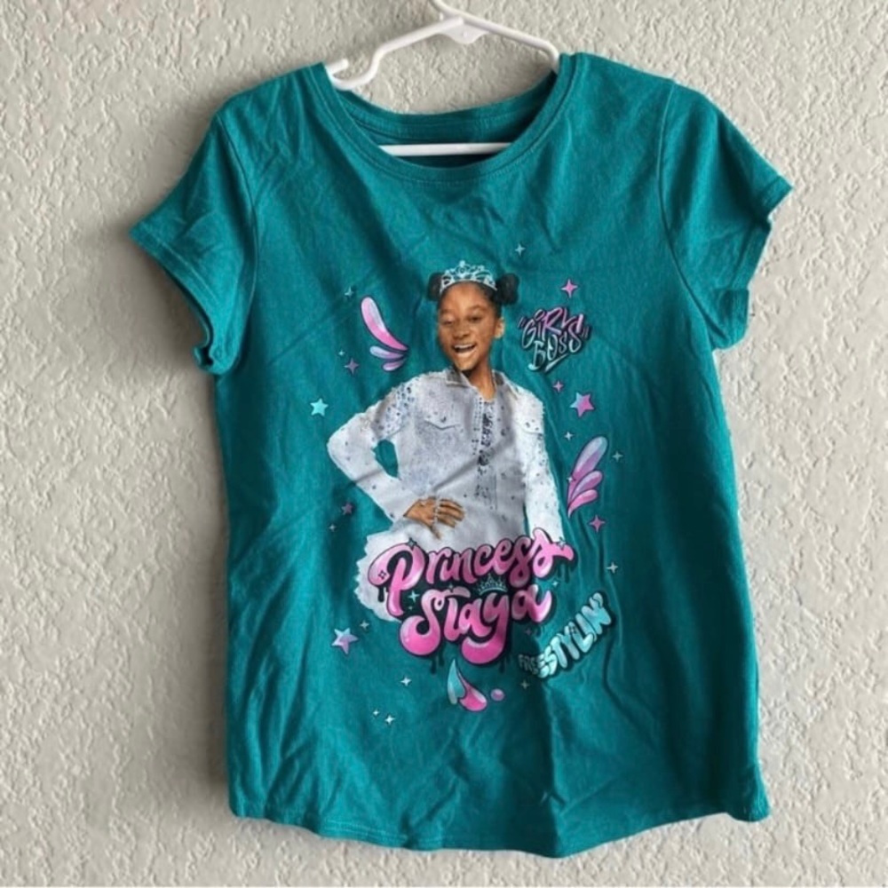 Kids Short Sleeve Teal Shirt